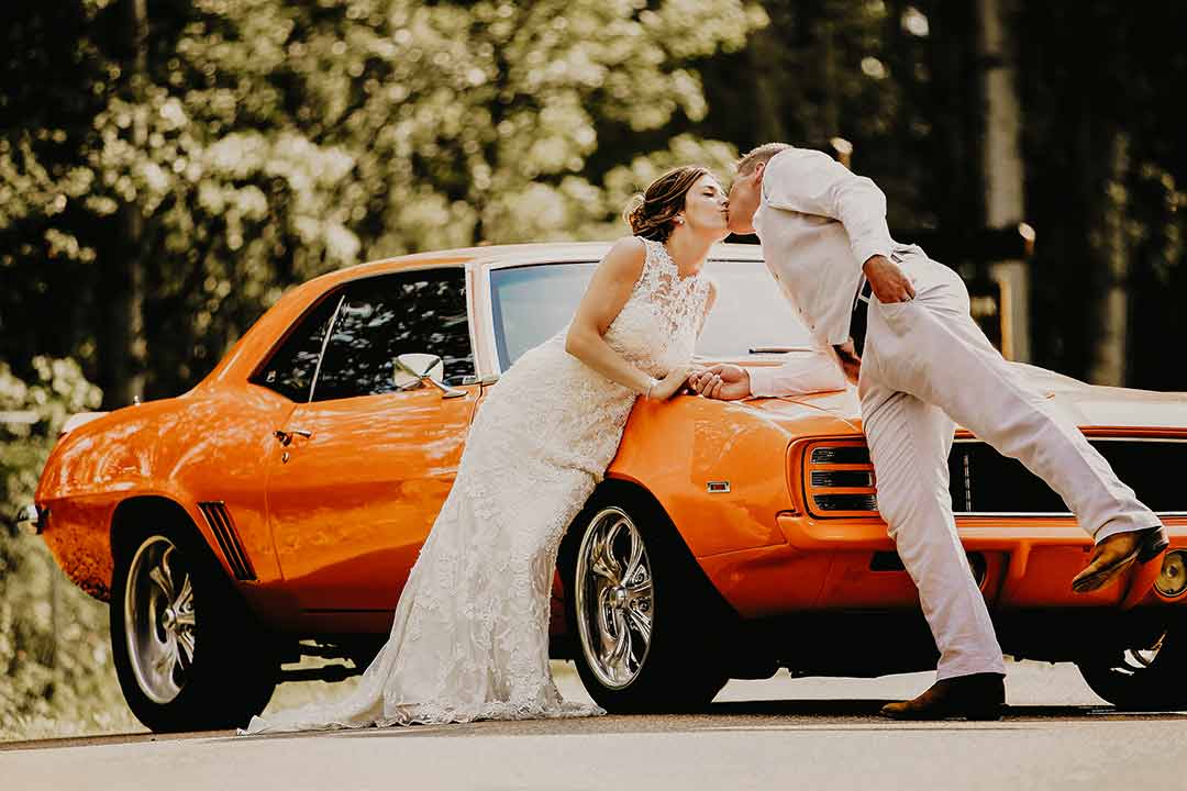 Chetwynd BC wedding - 'The Camaro!' #camarowedding