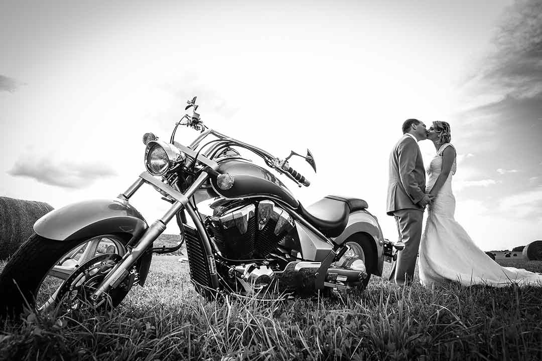 Motorbike wedding! - Dawson Creek, BC