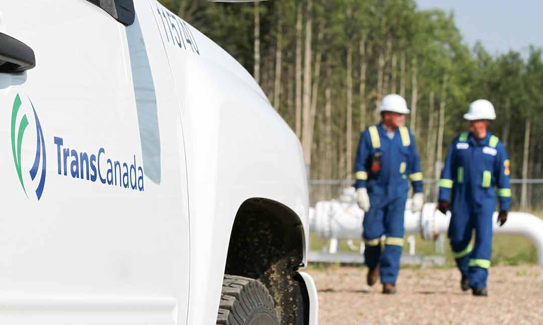 TransCanada workers and Gas Pipeline